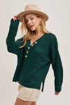 THERMAL HENELY SWEATER TOP