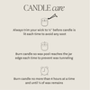 CASHMERE AND VANILLA SOY CANDLE - WHITE JAR - 11 OZ