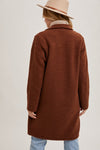 OPEN FRONT KNIT COAT JACKET