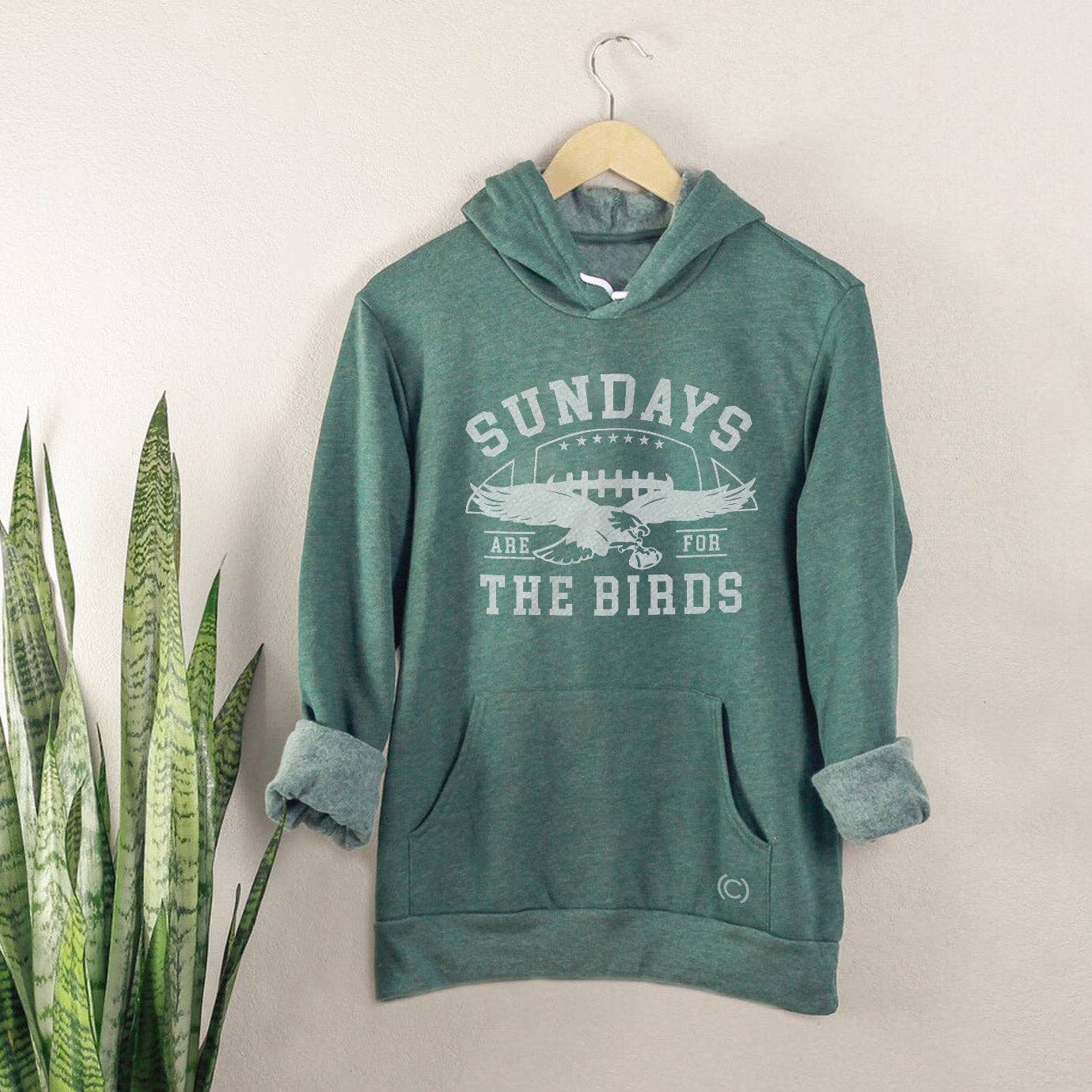 GREEN SUNDAYS ARE FOR THE BIRDS HOODIE