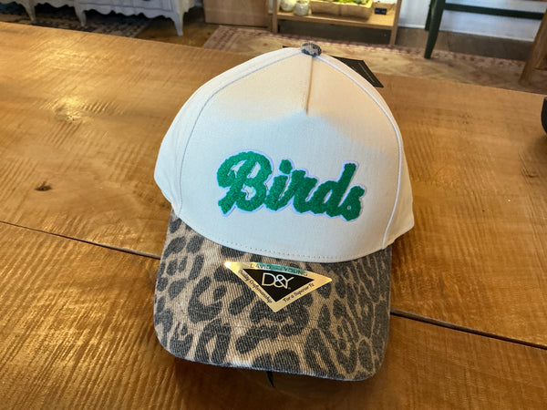 Birds Leopard Brim Trucker Hat