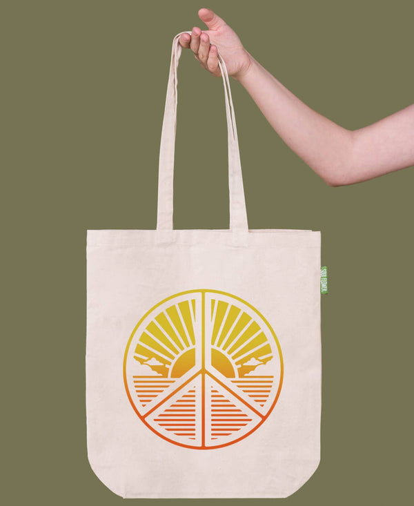 PEACE SCENE ECO TOTE BAG