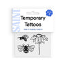 CONEFLOWER + HONEYBEES TEMPORARY TATTOOS