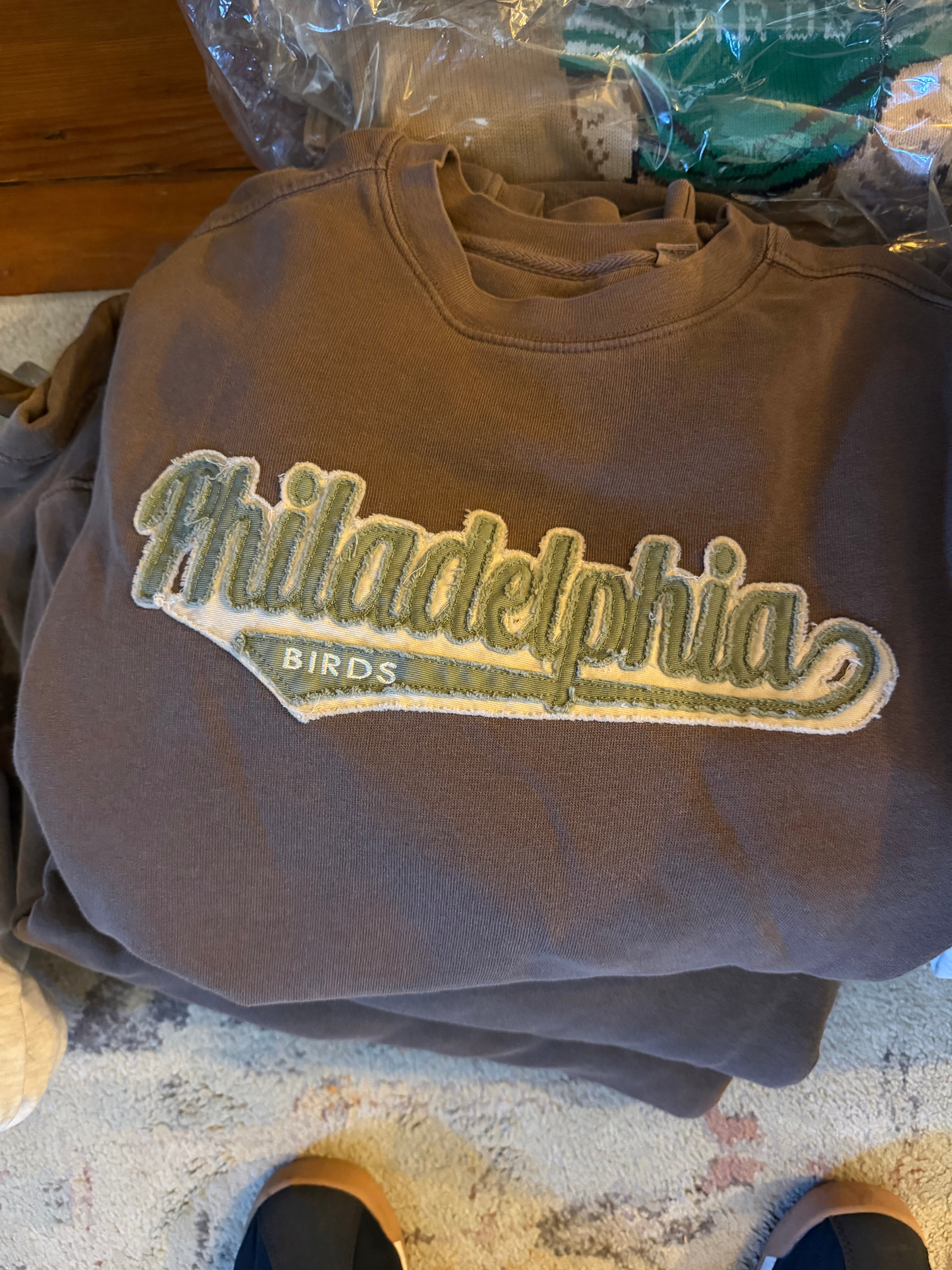 Brown Crewneck Philadelphia Birds Sweatshirt