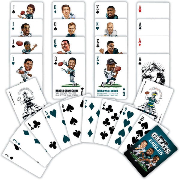 PHILADELPHIA EAGLES ALL-TIME GREATS PLAYING CARDS