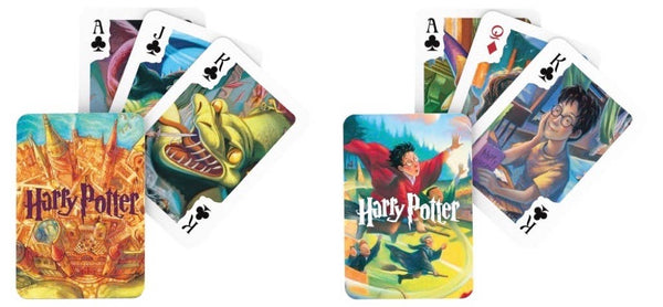 HARRY POTTER DOUBLE DECK PLAYING CARDS 2 STANDARD DECKS