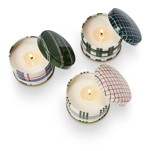 BALSAM & CEDAR NOBLE HOLIDAY TIN TRIO GIFT SET