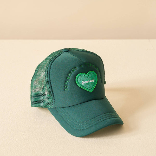 GAME DAY TRUCKER HAT - GREEN