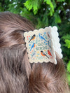 BIRDS FAN HAIR CLAW CLIP