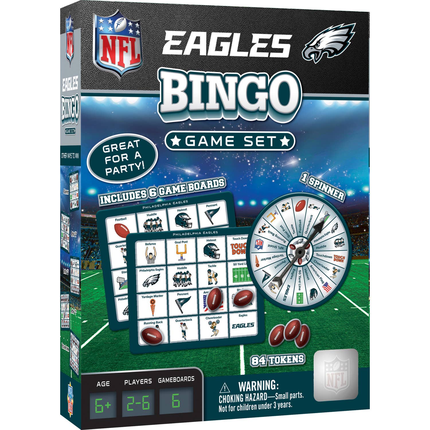 PHILADELPHIA EAGLES BINGO GAME