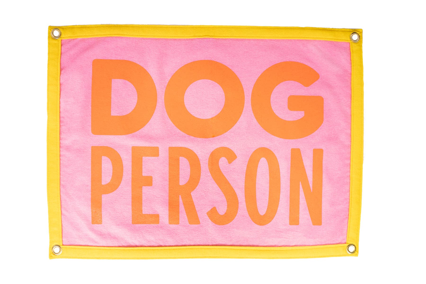 DOG PERSON CAMP FLAG • OXFORD PENNANT