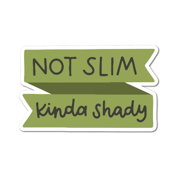 NOT SLIM, KINDA SHADY