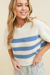 RIBBED KNIT SWEATER TOP