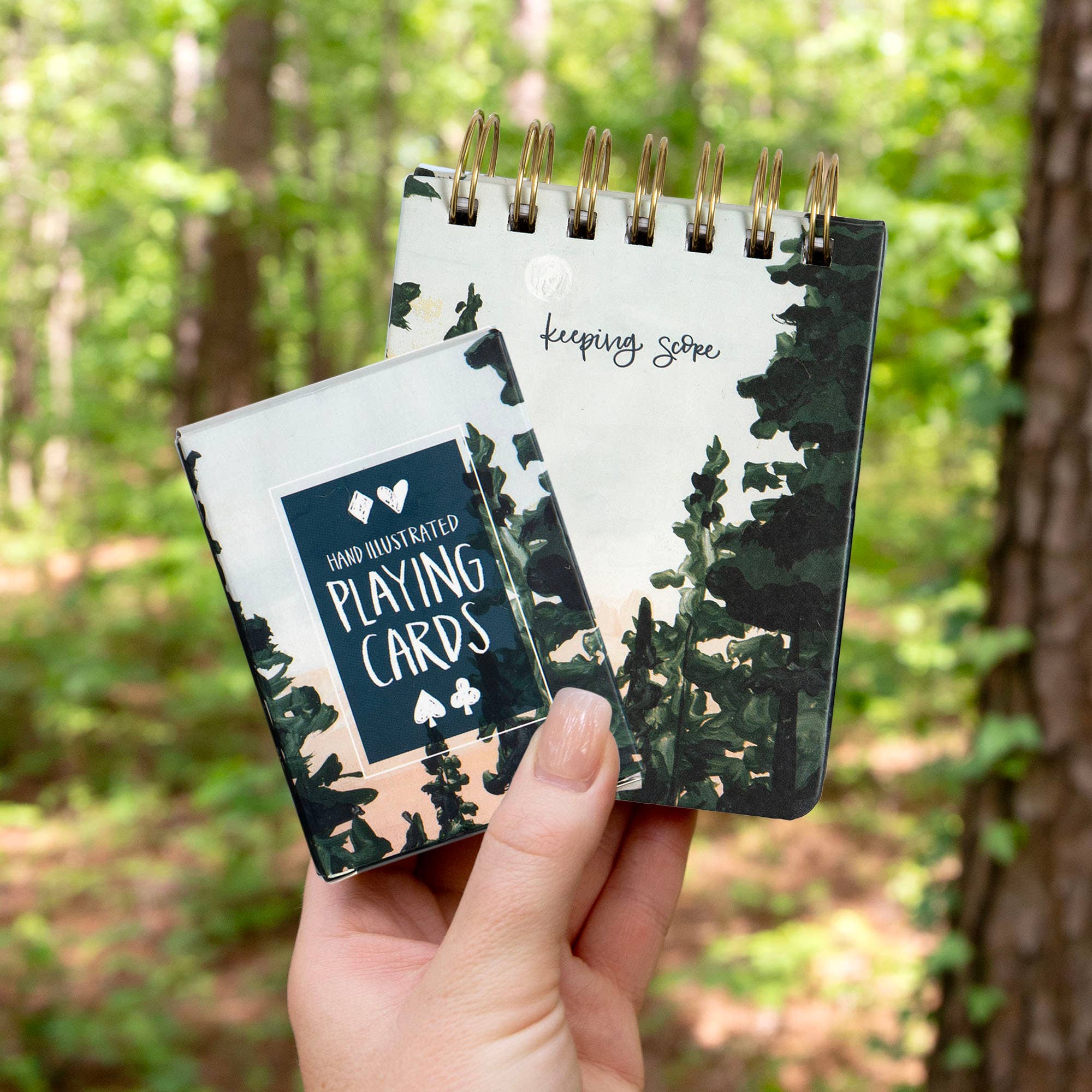 FOREST LANDSCAPE PLAYING CARD SET