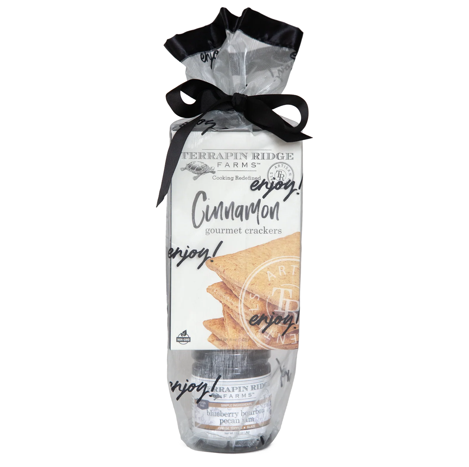 GRAB N GO GIFT BAG {BLUEBERRY BOURBON PECAN JAM & CINNAMON CRACKERS}