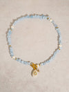 Cercey 18K Gold Non-Tarnish Stone Charm Necklace