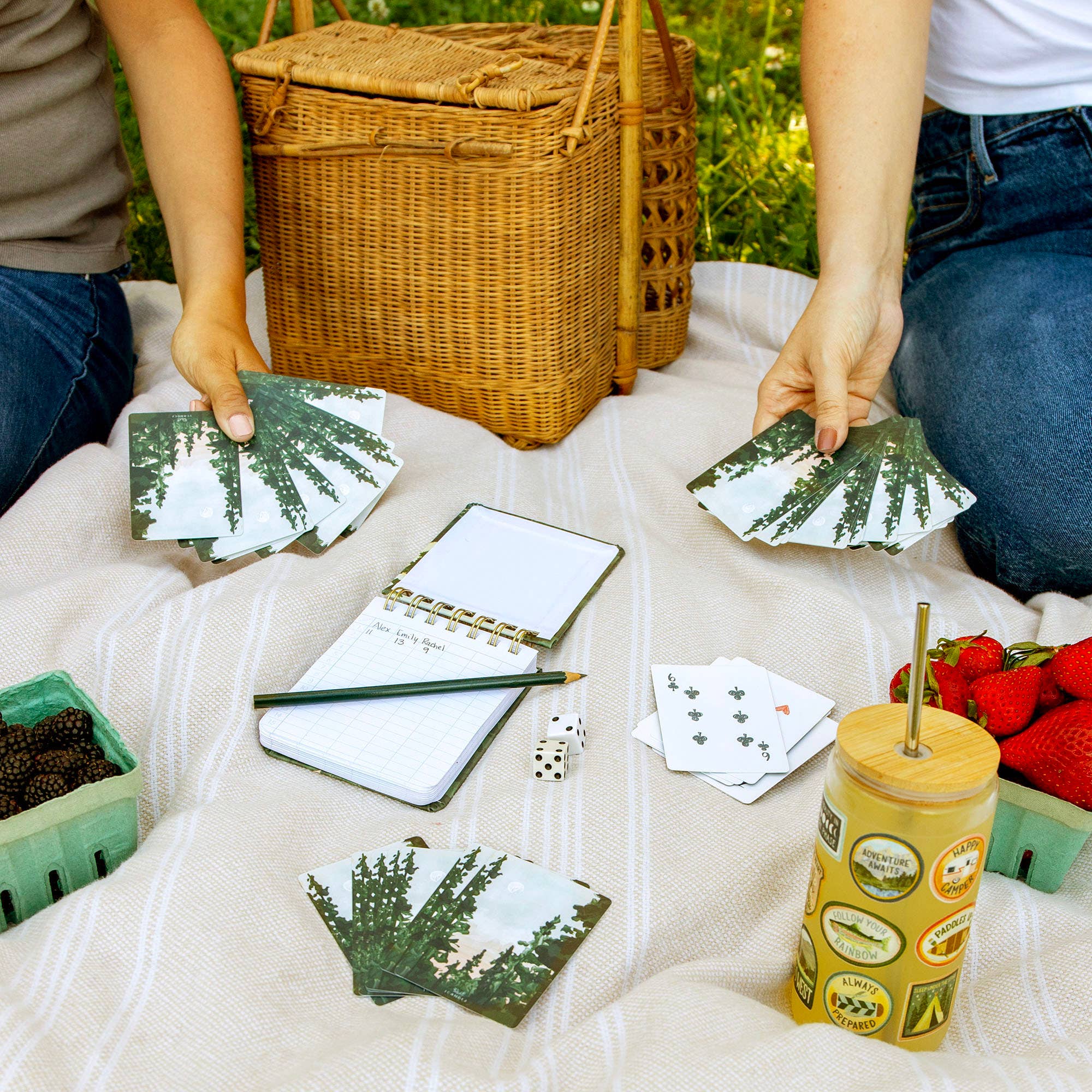 FOREST LANDSCAPE PLAYING CARD SET