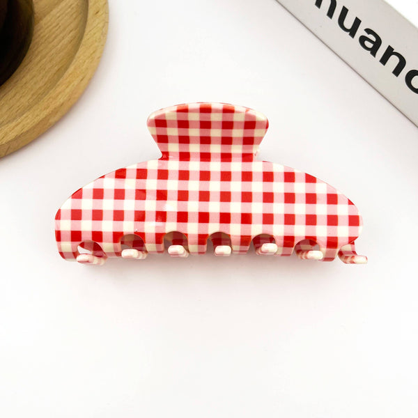 CHECKERBOARD CLAW CLIP