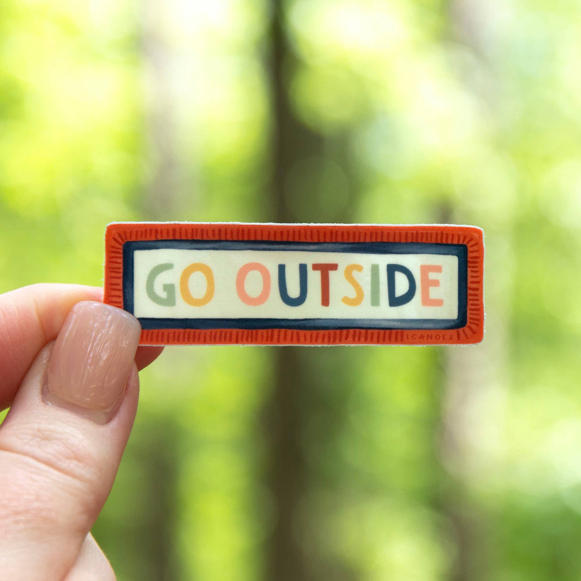 GO OUTSIDE DECAL STICKER