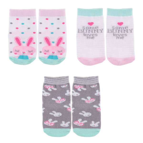 INFANT BABY SOCK 3-PACK (0-12) MONTHS