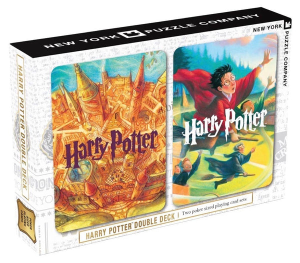 HARRY POTTER DOUBLE DECK PLAYING CARDS 2 STANDARD DECKS