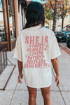 SHE IS MOM T-SHIRT