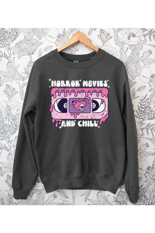 UNISEX HORROR MOVIES FLEECE SWEATSHIRT