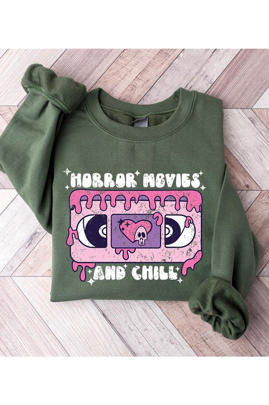 UNISEX HORROR MOVIES FLEECE SWEATSHIRT