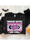 UNISEX HORROR MOVIES FLEECE SWEATSHIRT