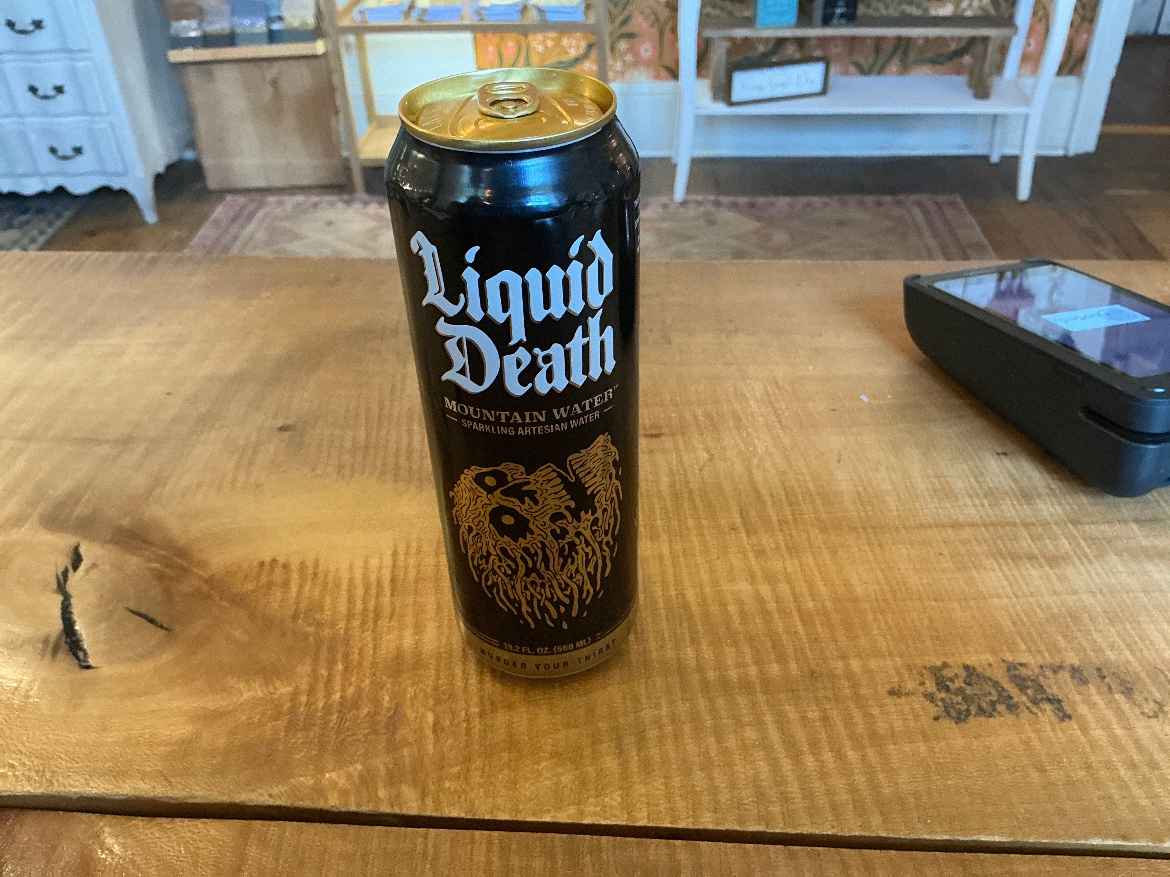 Liquid Death Sparkling Mountain Water 19.2fl oz (Copy)