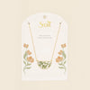 PRESSED FLOWER NECKLACE