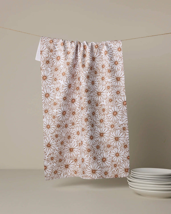 Daisy Trail Tea Towel