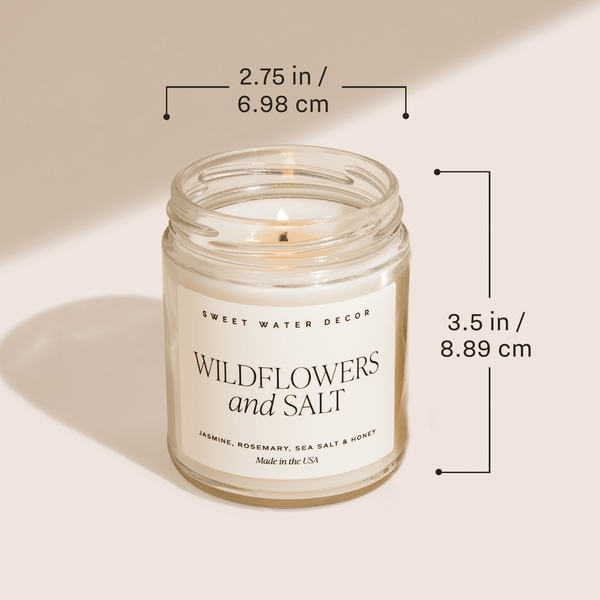 HOLIDAY CHEER SOY CANDLE | 9OZ. CLEAR JAR