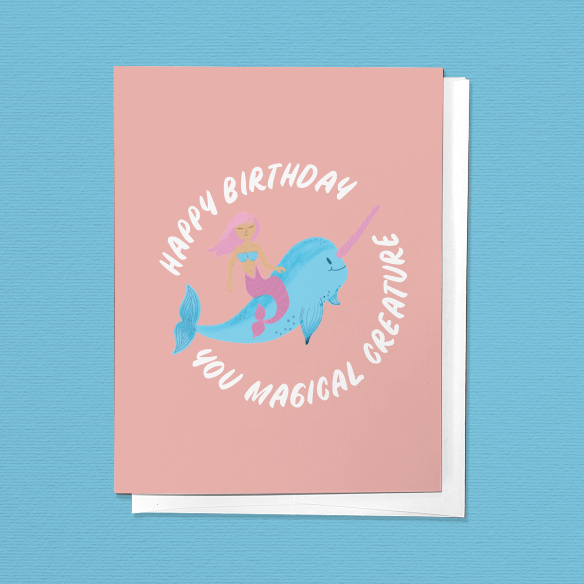 HAPPY BIRTHDAY MAGICAL CREATURE GREETING CARD