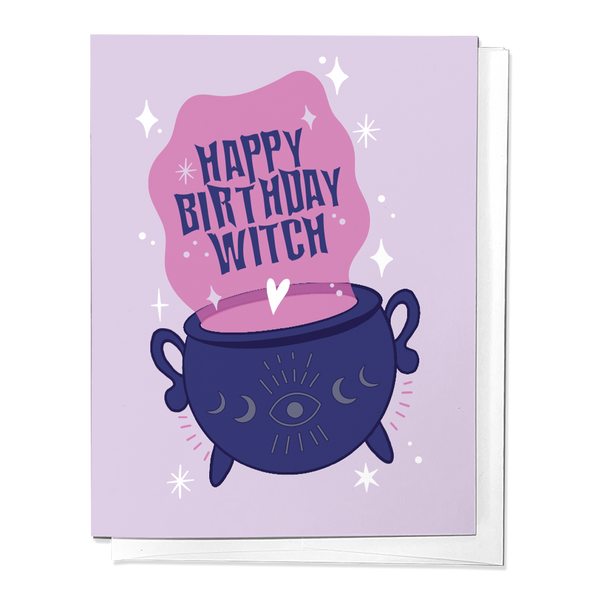 HAPPY BIRTHDAY WITCH | HALLOWEEN WITCHY GREETING CARD