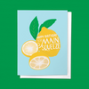 HAPPY BIRTHDAY TO MY MAIN SQUEEZE | LEMON GREETING CARD