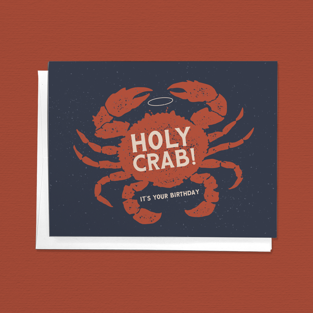 HOLY CRAB IT'S YOUR BIRTHDAY | SHELLFISH GREETING CARD