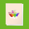 OK BOOMER, OLD BIRTHDAY RAINBOW FUNNY GREETING CARD