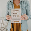 YOU GOT THIS: 90 DEVOTIONS TO EQUIP AND EMPOWER HARDWORKING WOMEN