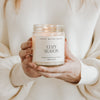 COZY SEASON SOY CANDLE - CLEAR JAR - 9 OZ