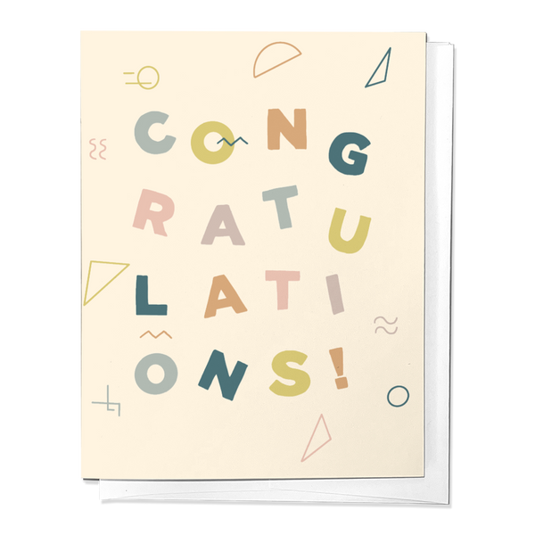 CRAZY CONGRATS CONGRATULATIONS GREETING CARD