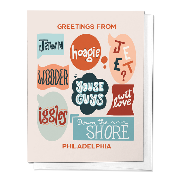 PHILADELPHIA SLANG AND SAYINGS GENERAL GREETING CARD