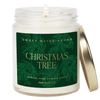 CHRISTMAS TREE SOY CANDLE Tree Soy Candle - CLEAR JAR - 9 OZ