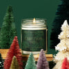 CHRISTMAS TREE SOY CANDLE Tree Soy Candle - CLEAR JAR - 9 OZ