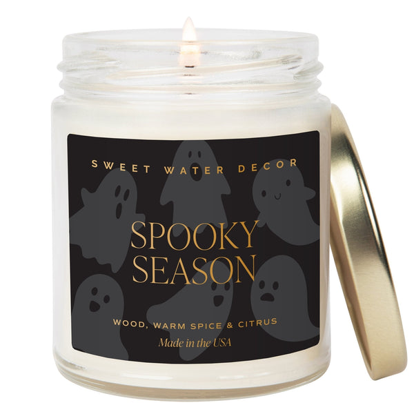 SPOOKY SEASON SOY CANDLE | 9OZ. CLEAR JAR