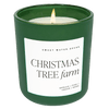 CHRISTMAS TREE FARM SOY CANDLE - GREEN MATTE JAR - 15 OZ