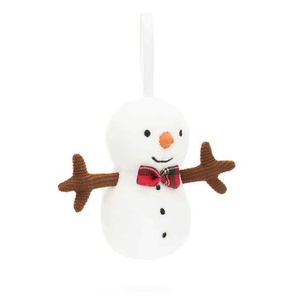 FESTIVE FOLLY SNOWMAN DECORATION/ORNAMENT