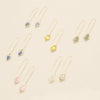 PRESSED FLOWER THREAD EARRINGS