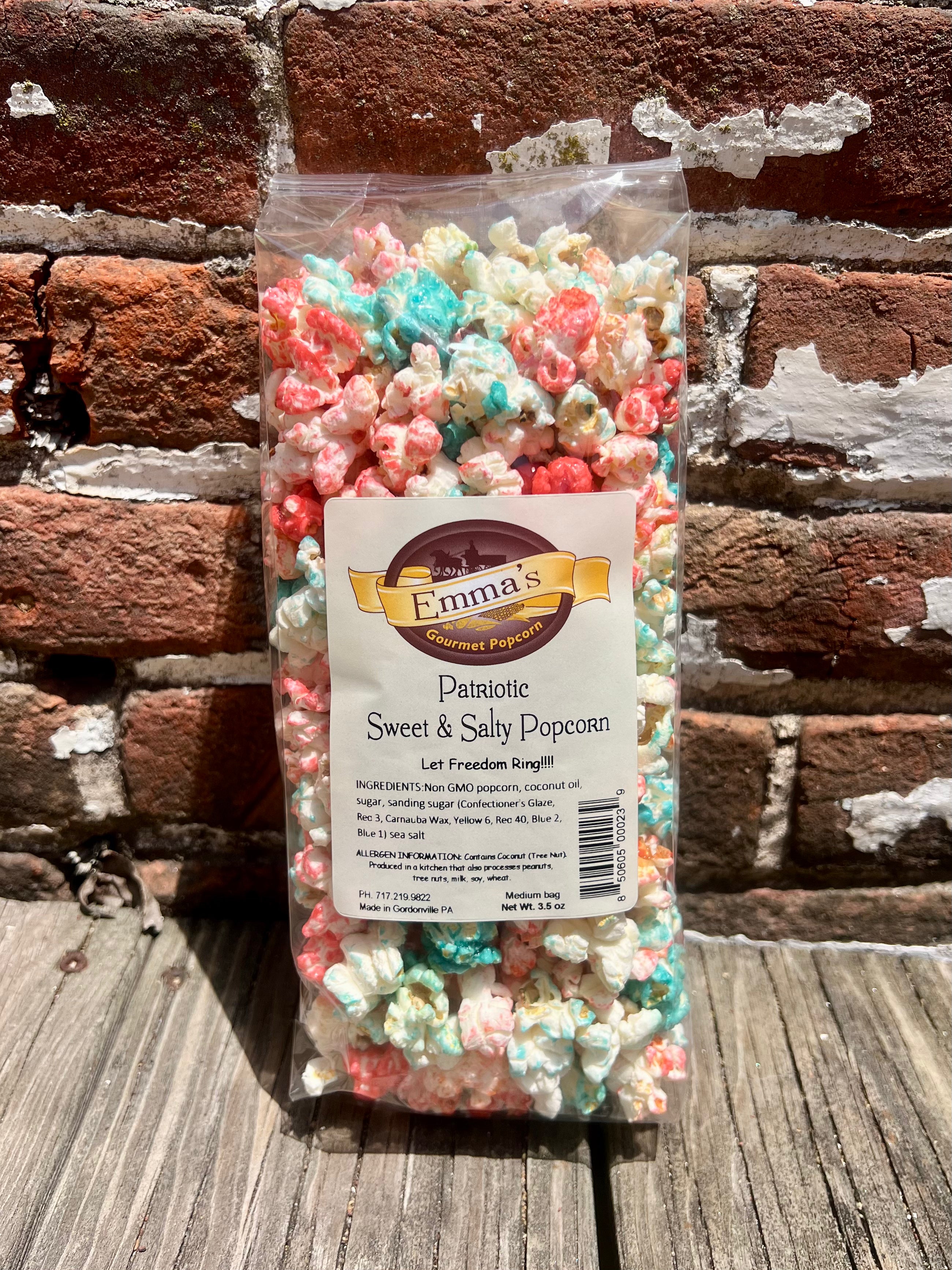 PATRIOTIC SWEET AND SALTY POPCORN