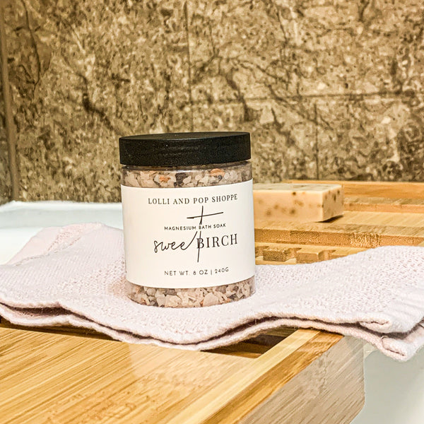 SWEET BIRCH & MAGNESIUM BATH SOAK